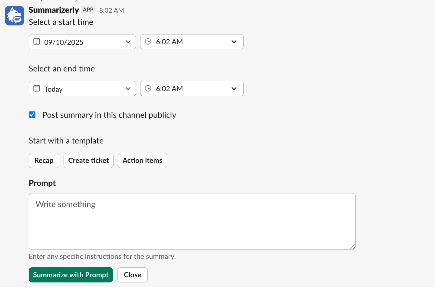 Summarizerly Dashboard - AI-powered conversation summaries and insights